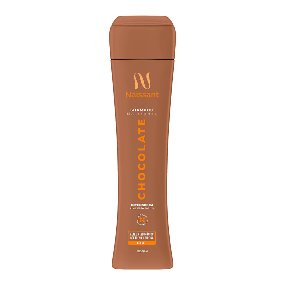 Shampoo Matizante Naissant Chocolate Intensifica El Castano Cobrizo Fco X 300Ml