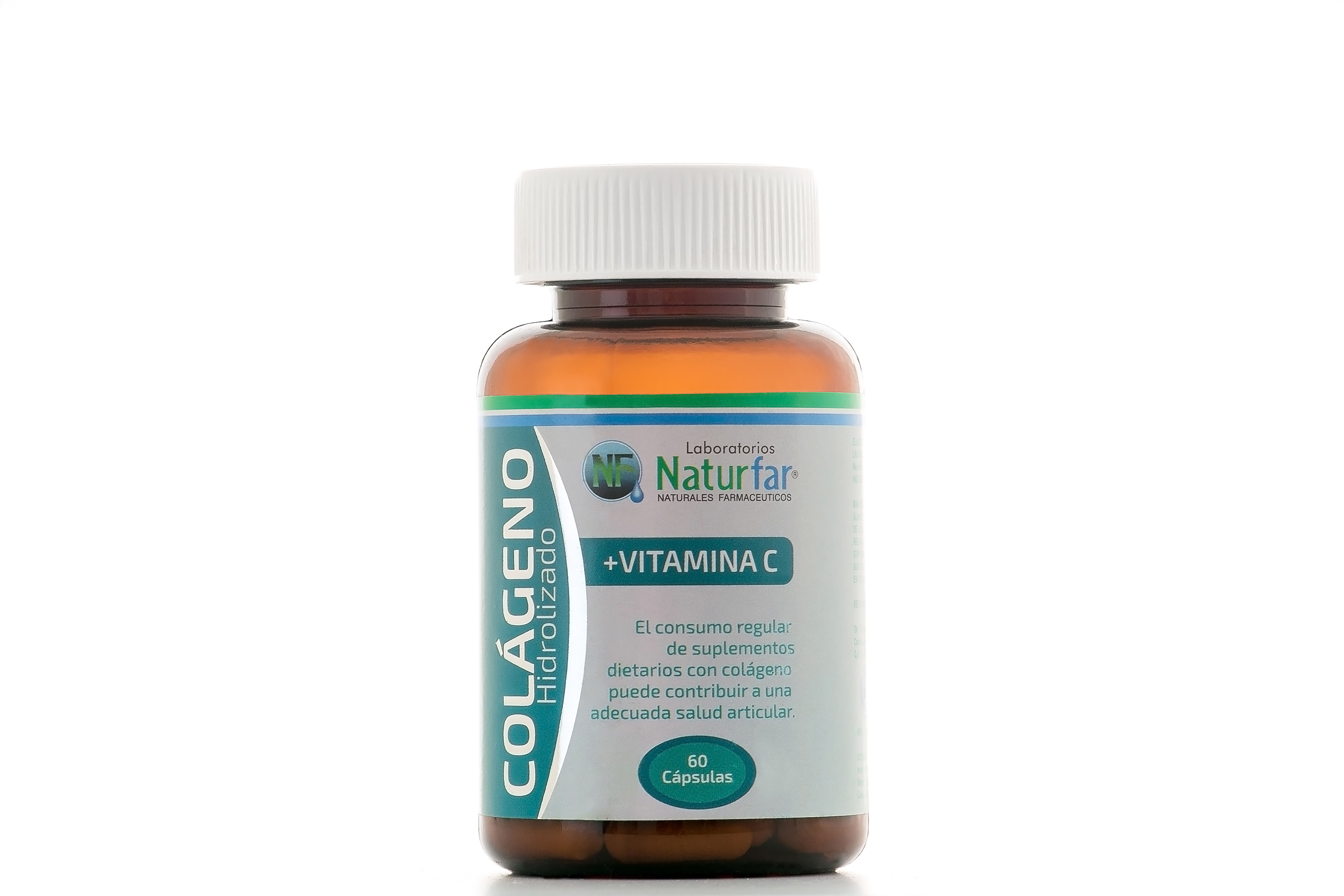Colageno Hidrolizado Colagin-C + Vitamina C Capsulas Frasco X 60