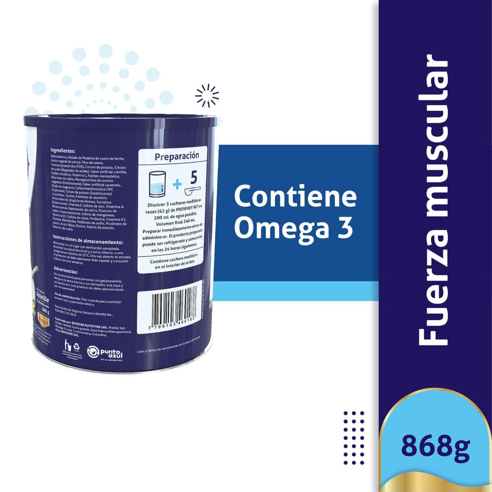 Prowhey-NET-Polvo-Vainilla-Lata-X-868-Gr-imagen-2