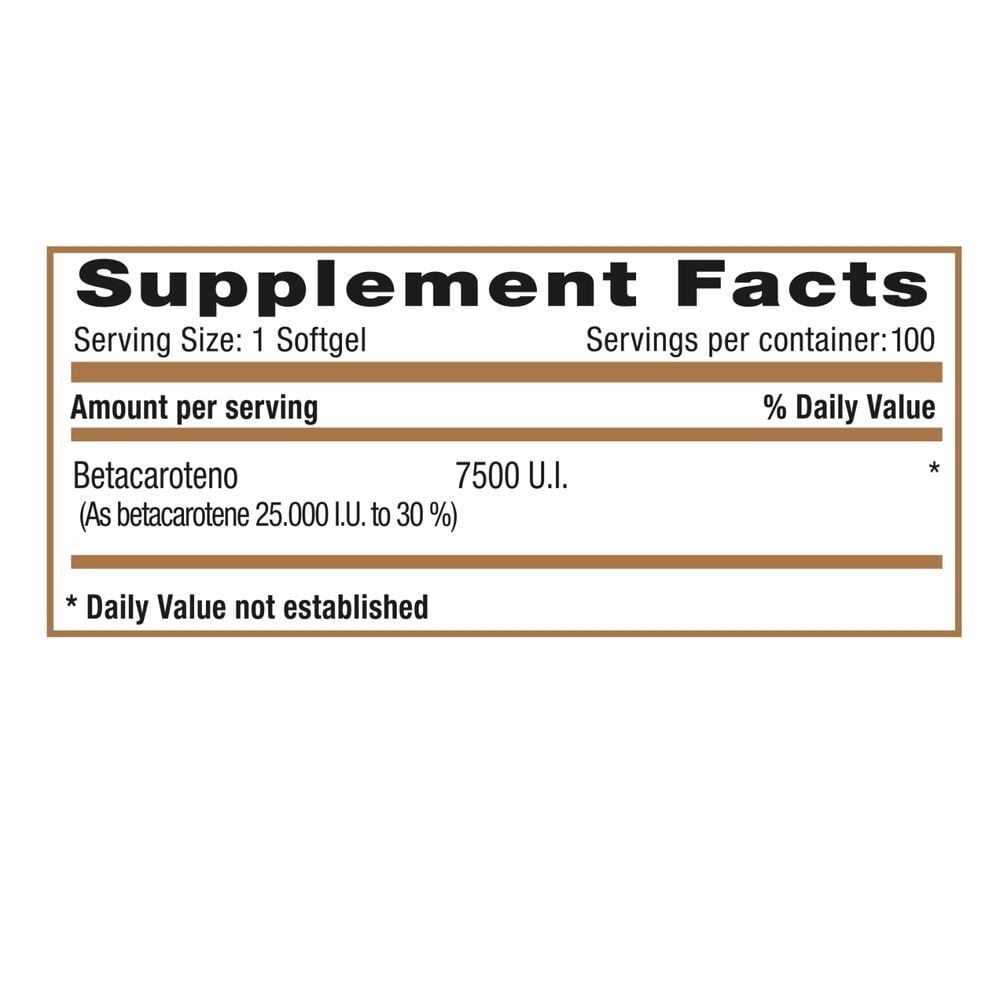 Nf-Betacaroteno-7500-Iu-Nutrifit-Capsula-Blanda-Frasco-por-100-imagen-2