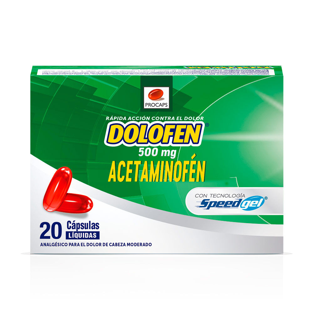 Dolofen 500Mg Cápsulas Blandas Caja X 20