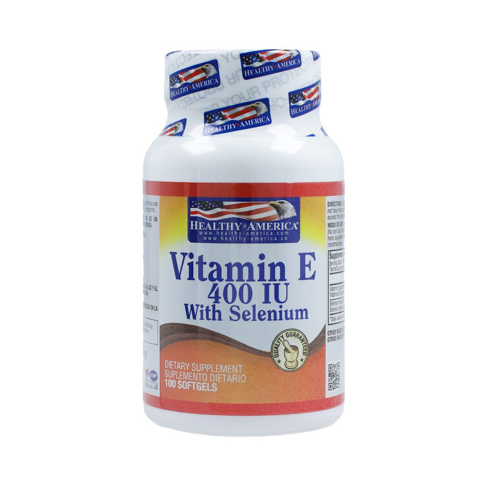 Vitamin E 400 Ui Con Selenio Capsula Blanda Frasco X 100