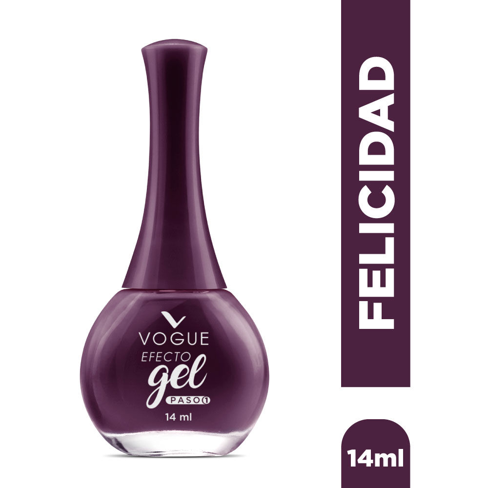 Esmalte De Uñas Vogue Efecto Gel Felicidad 14Ml