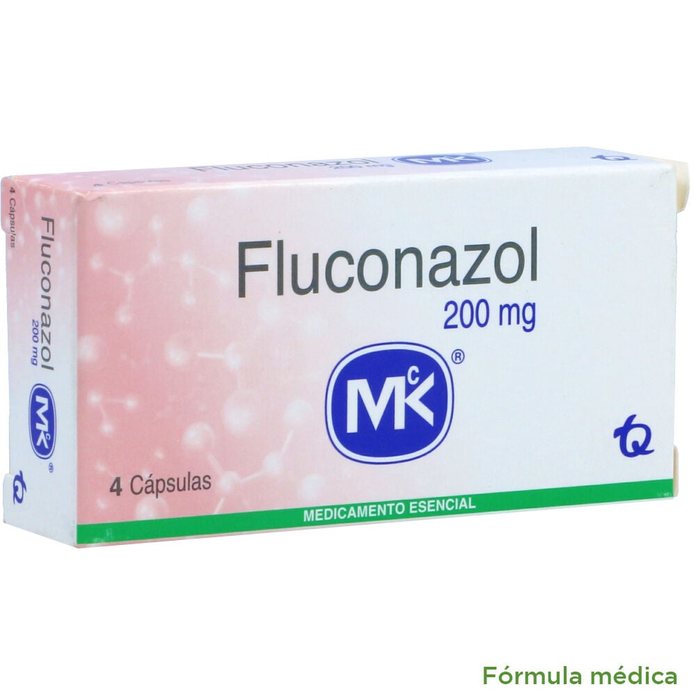 Fluconazol 200Mg Capsula Caja X 4 Capsulas