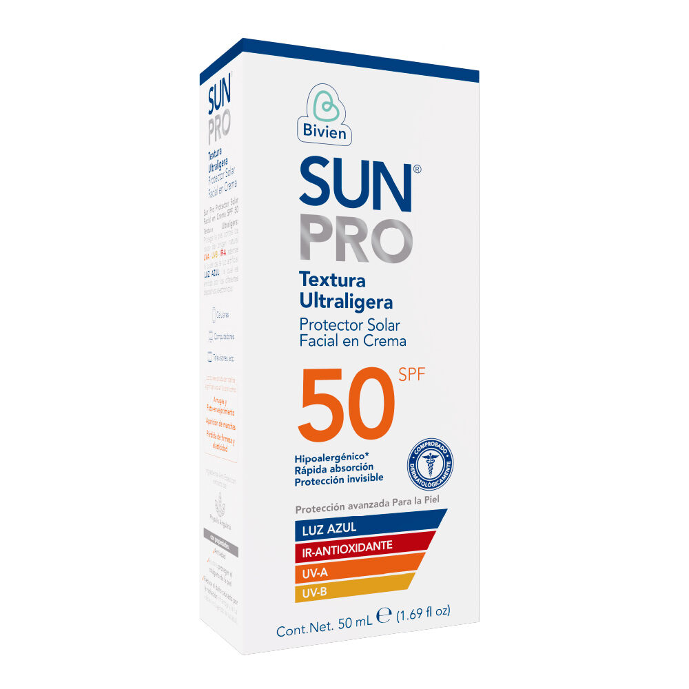 Protector-Solar-Facial-En-Crema-Sun-Pro-Textura-Ultraligera-Spf-50-Frasco-X-50Ml-imagen-1
