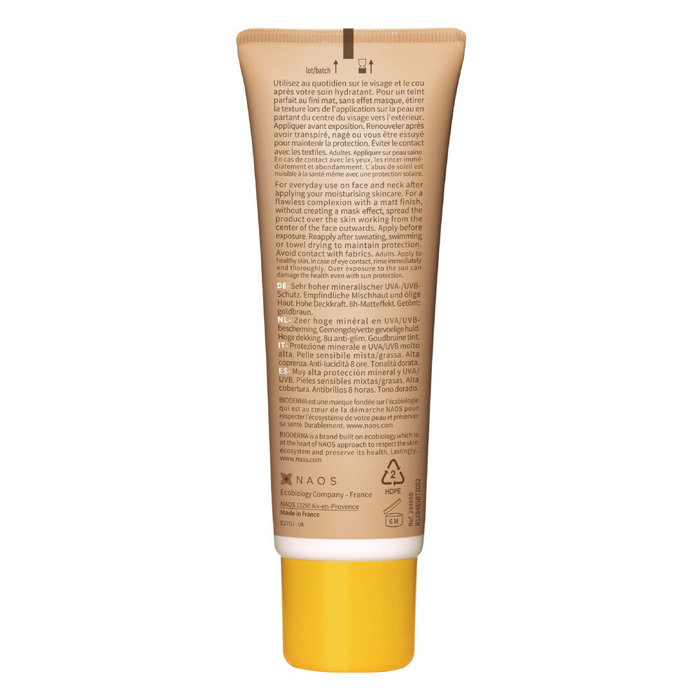 Bioderma-Photoderm-Cover-Touch-Dorado-SPF-50-protector-solar-para-piel-mixta-a-grasa-40mL-imagen-2