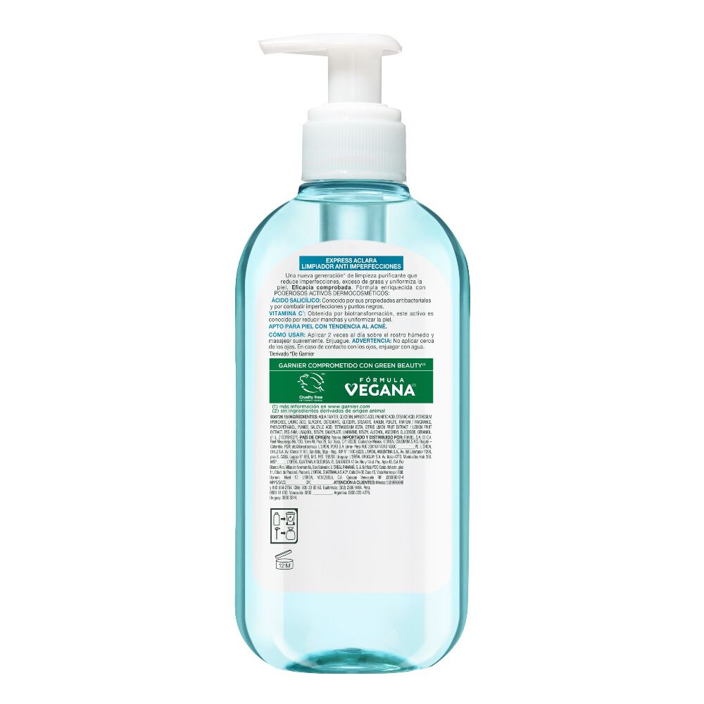 Limpiador-Facial-Garnier-Purificante-Gel-Express-Aclara-Anti-Imperfecciones-Frasco-X-200Ml-imagen-3
