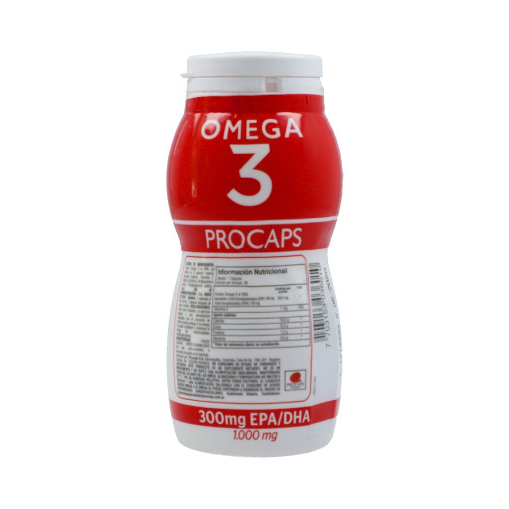 Omega 3 Procaps Frasco X 30 Cápsulas Blandas