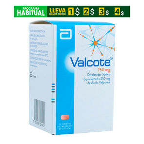 Valcote-Tabletas-Liberaci&oacute;n-Retardada-250Mg-Caja-X-30-imagen