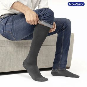 Medias-De-Compresión-Progresiva-Caja-X-1-Par-No-Varix-Talla-M-Grey-imagen