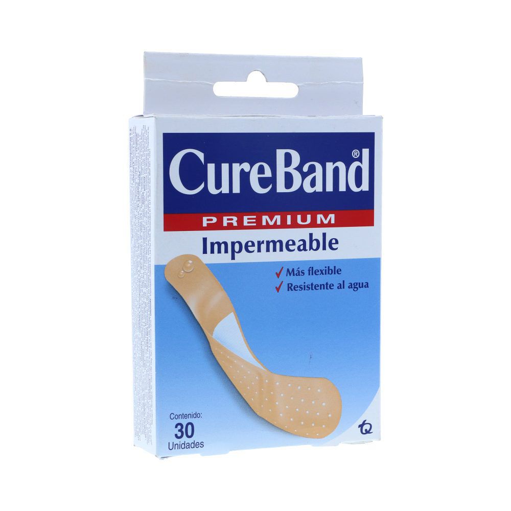 Curas Premium Impermeable Cureband Caja X 30