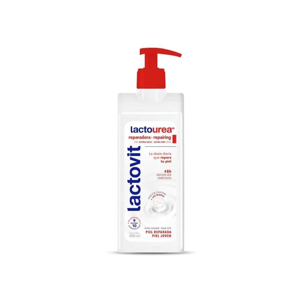 Leche Corporal Reparadora Lactovit Lactourea Frasco X 400Ml