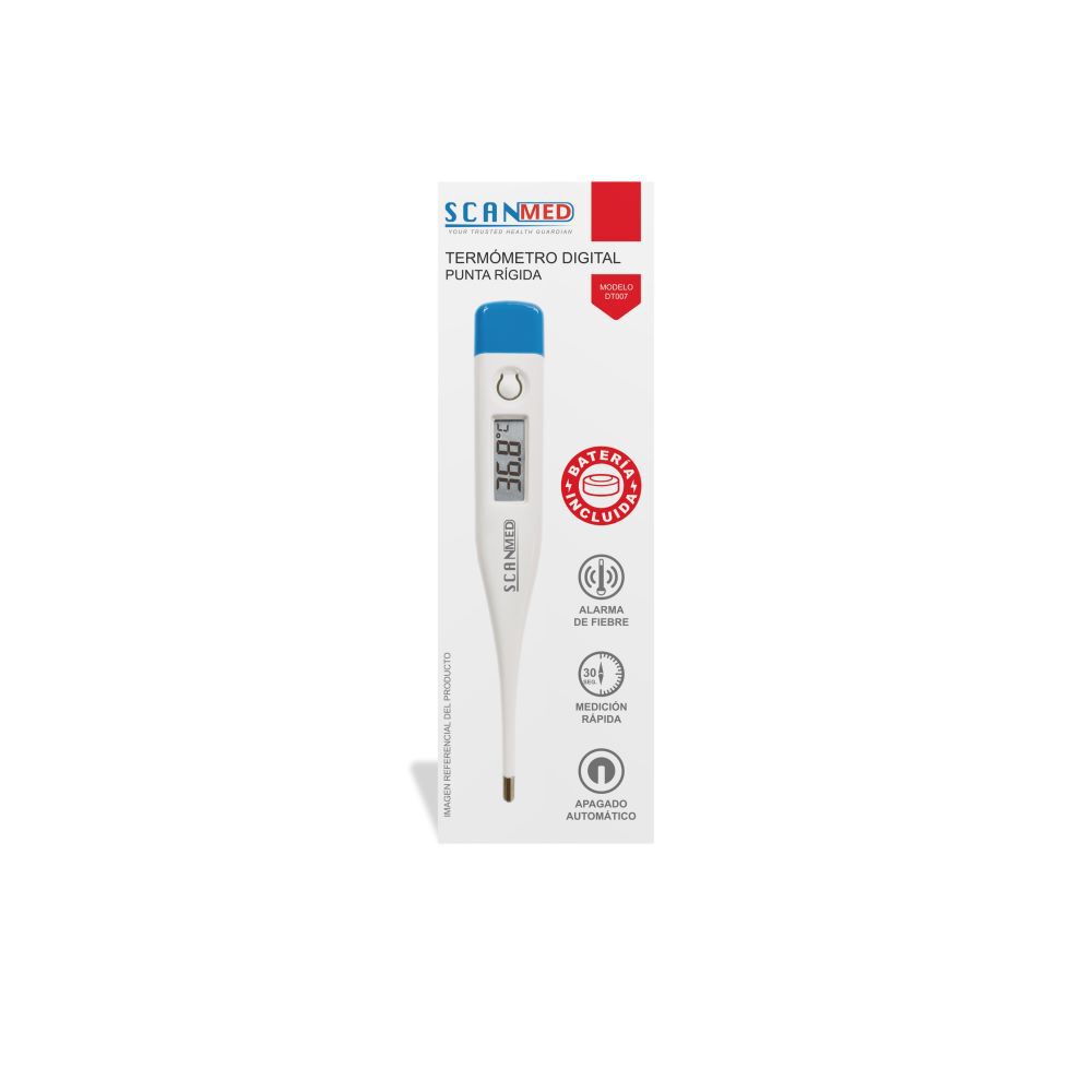 Termometro Digital Punta Rigida Caja X 1 Scanmed