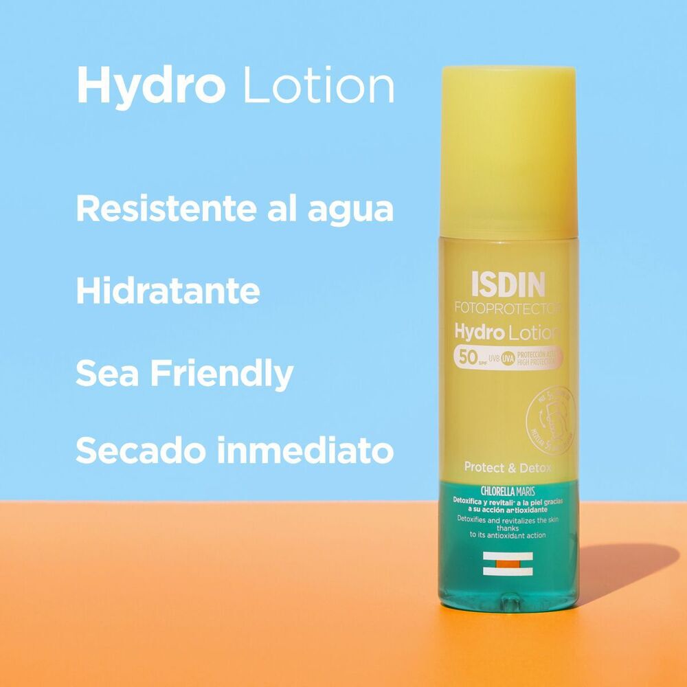 Fotoprotector-Hydro-Lotion-Isdin-Spf-50-Uvb-Frasco-X-200Ml-imagen-2