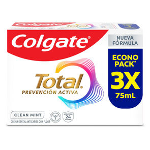Crema-Dental-Total-2-Clean-Mint-Econo-Pack-Paquete-X-3-Tubos-X-75mL-imagen