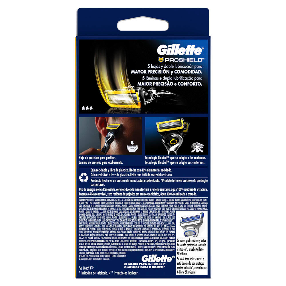 Maquina-Afeitar-Gillette-Fusion-5-Proshield-Sobre-X-1-imagen-2
