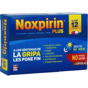 Noxpirin-Plus-Adultos-Dia-Noche-Cápsulas-(500+30+5+10)Mg-Caja-X-6-imagen