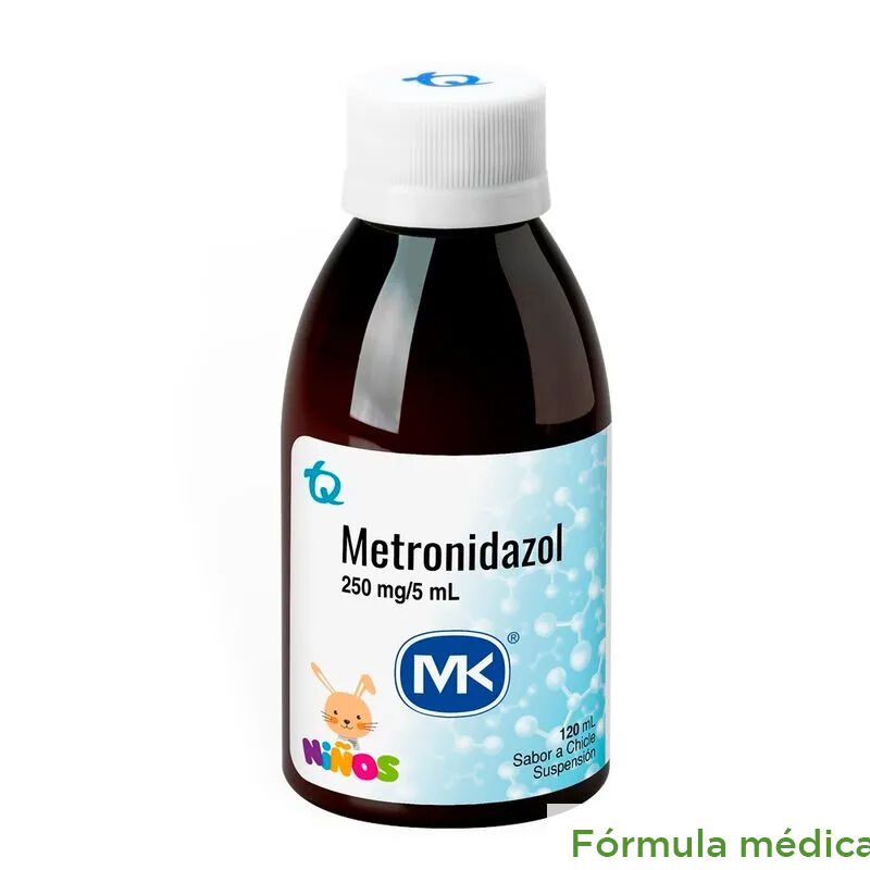 Metronidazol 250Mg/5Ml(5%) Suspension Oral Frasco X 120Ml Mk