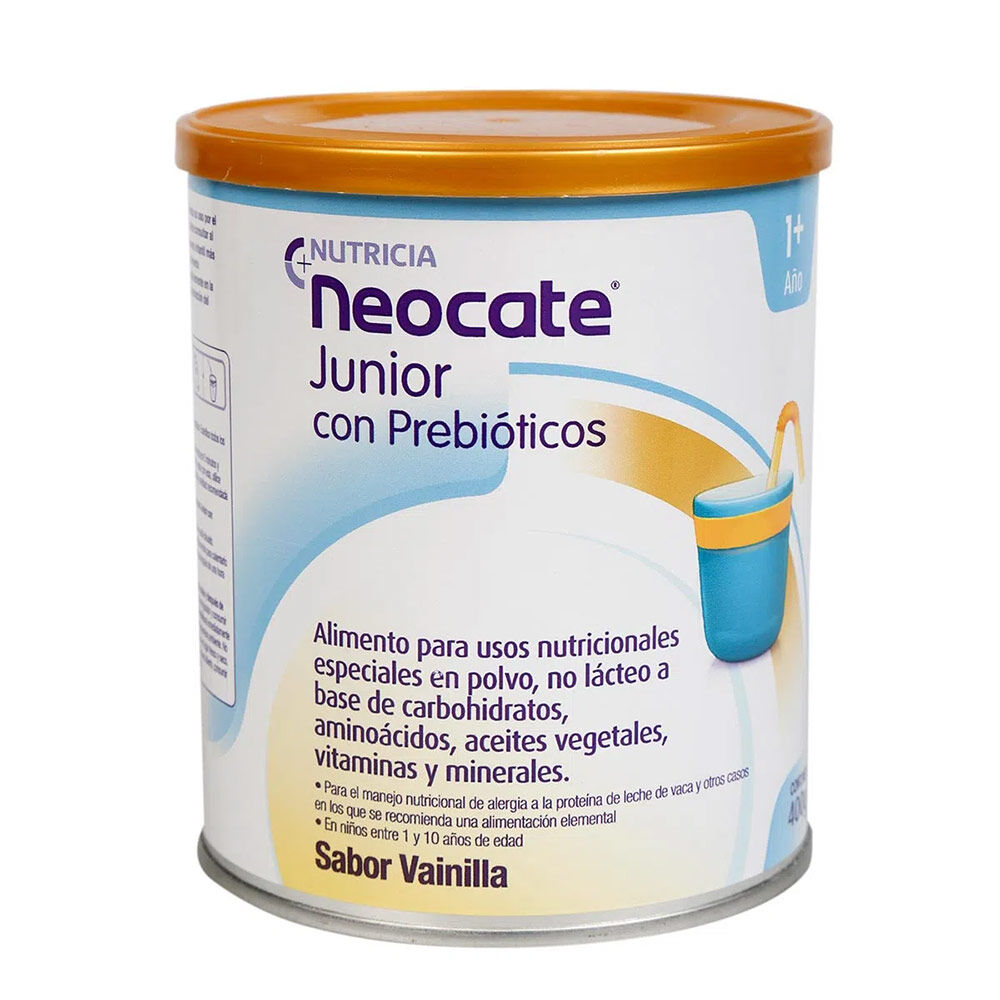 Neocate Junior Probioticos 1 A 10 Años Vainilla Tarro X 400Gr