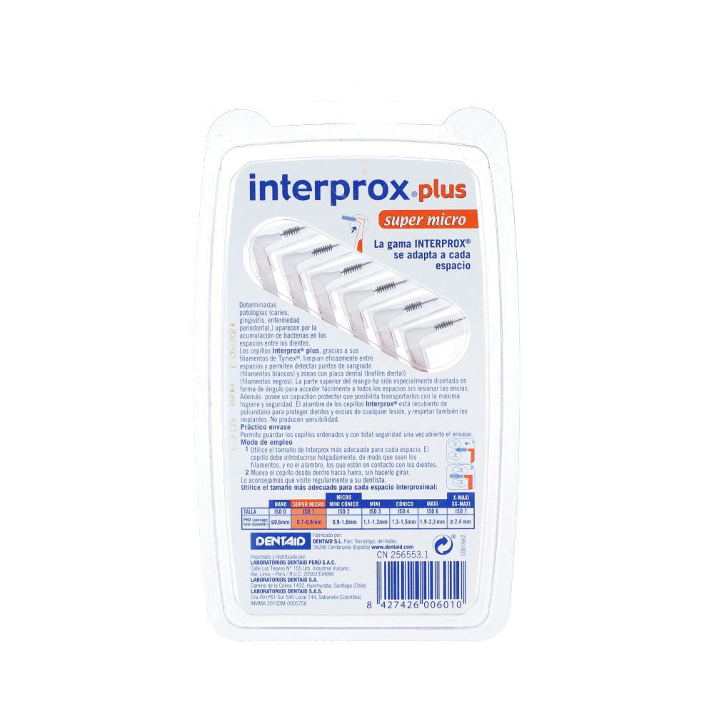 Cepillos-Interproximales-Interprox-Sobre-X-6-Color-Naranja-imagen-2