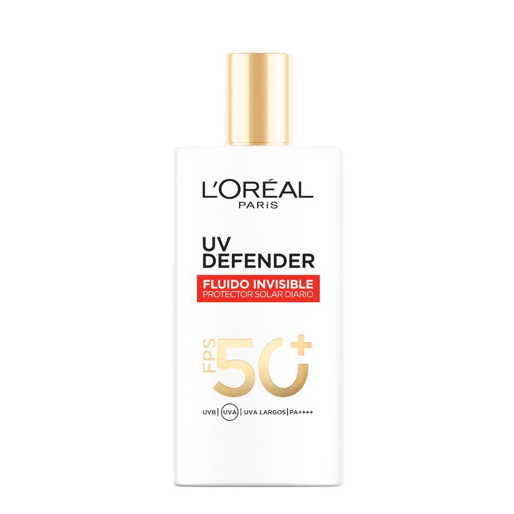 Protector Solar L'Oréal París Uv Defender Fluido Invisible Fps 50 40Ml