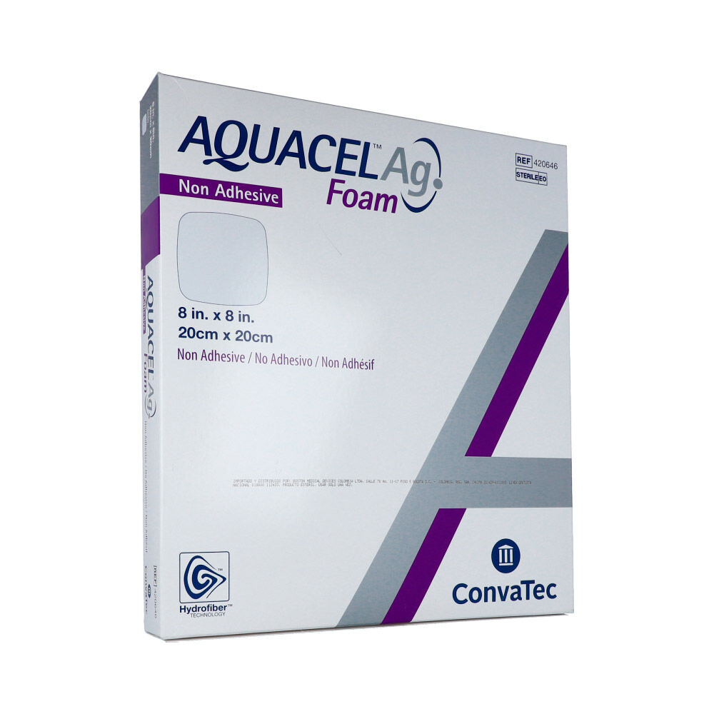 Aquacel-Ag-Foam-Aposito-Espuma-Con-Plata-No-Adhesivo-Sobre-por-1-Und.-Ref-420646--20X20-Cm-imagen-1