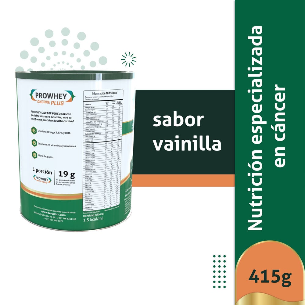 Prowhey-Oncare-Plus-Con-Proteina-Whey-Epa-&-Dha-Lata-por-415Gr-Vainilla-imagen-2