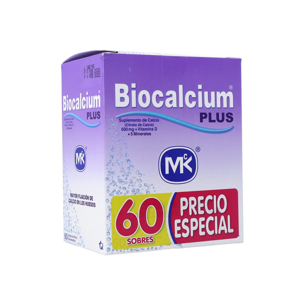 Promo-Biocalcium-Plus-Múltiples-Componentes-Polvo-Efervecente-Caja-X-60-Sobres-imagen