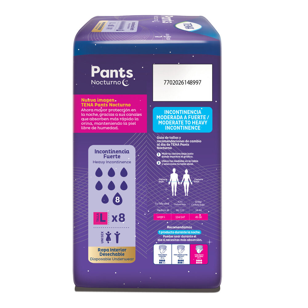 Pants-Nocturno-Tena-Ropa-Interior-Absorbente-Desechable-Paquete-X-8-Talla-L-imagen-3