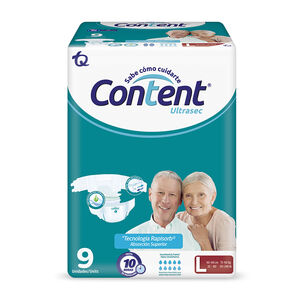 Pañal-Content-Ultrasec-Talla-L-Bolsa-X-9-imagen