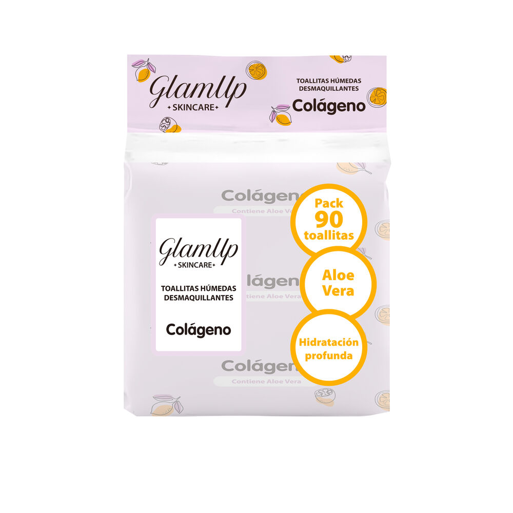 Promo-Toallitas-Humedas-Desmaquillantes-Glamup-Skincare-Colageno-Paq-X-90-imagen
