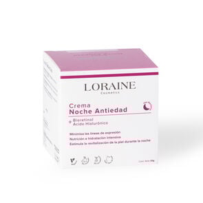 Crema-Noche-Loraine-Cosmetics-Antiedad-Bioretinol-+-Acido-Hialuronico-Pote-por-50Gr-imagen