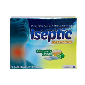 Iseptic-(10+1.4)Mg--Lima-Limón-Tabletas-Masticables-Caja-X-12-imagen