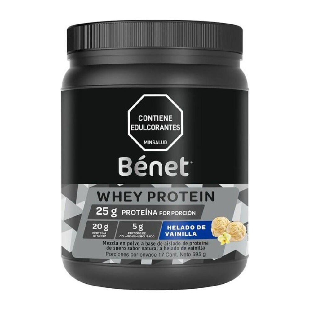 Proteina-Whey-Benet-Endulzado-Con-Estevia-Tarro--595Gr-Helado-De-Vainilla-imagen