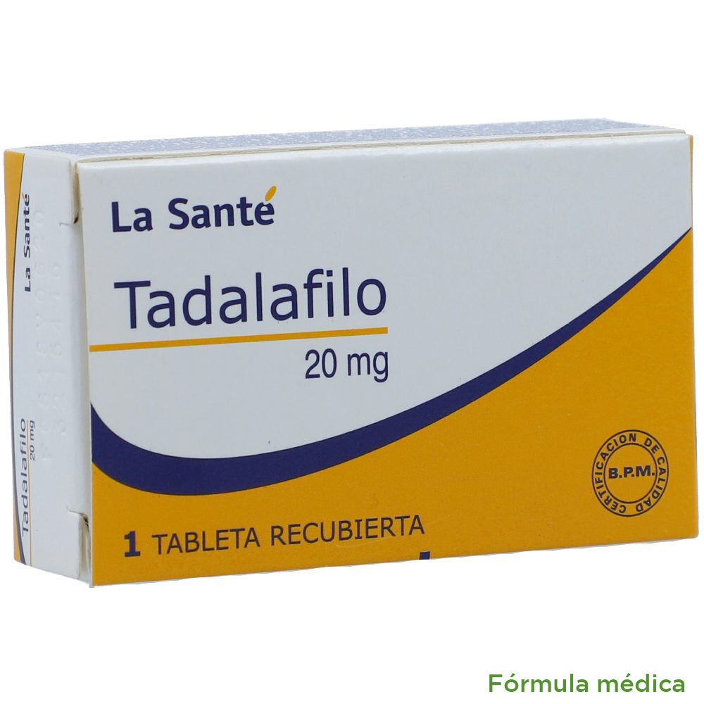 Tadalafilo La Santé 20Mg Caja X 1 Tableta Recubiertas