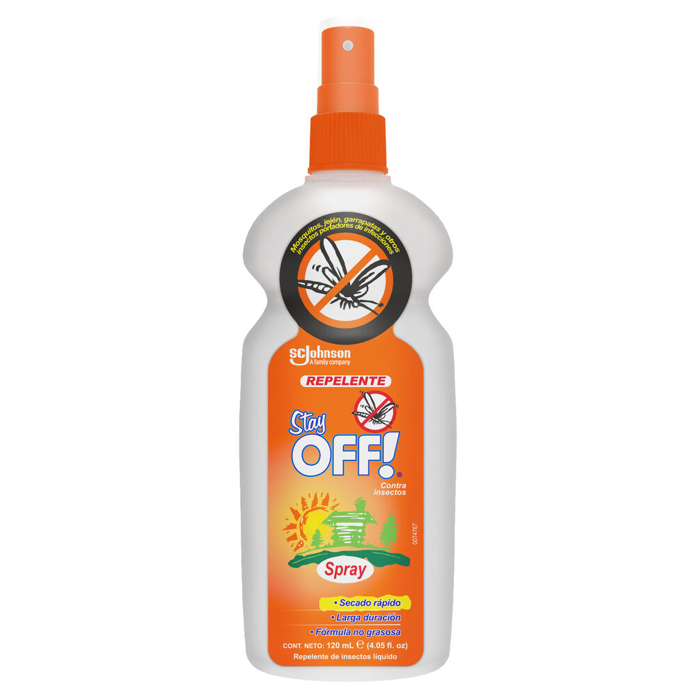 Repelente Spray Stay Off Frasco X 120 mL