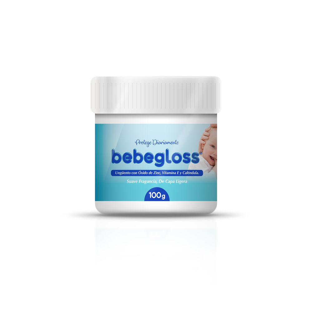 Unguento-Con-Oxido-De-Zinc,-Vitamina-E-Y-Caléndula-Bebegloss-Pote-X-100Gr-imagen