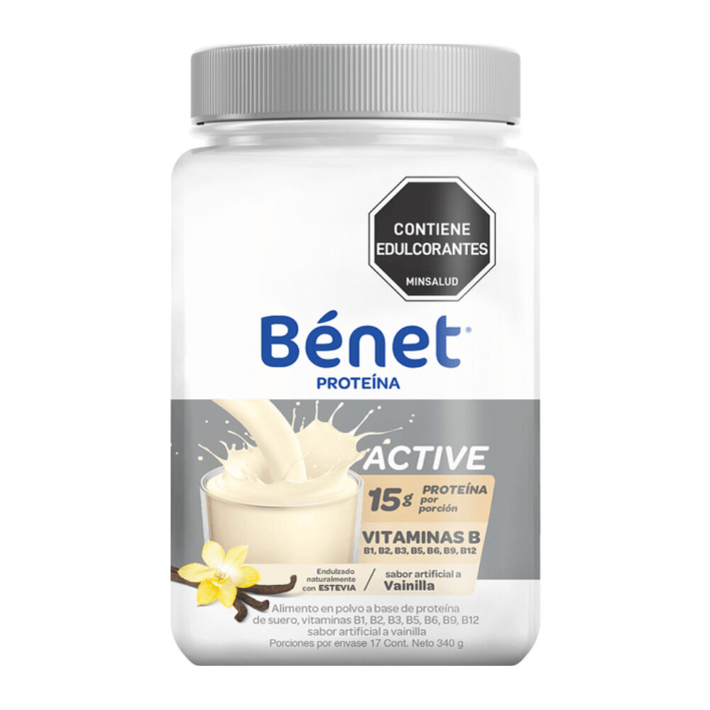 Proteina-En-Polvo-Benet-Endulzado-Con-Estevia-Tarro--340Gr-Vainilla-imagen