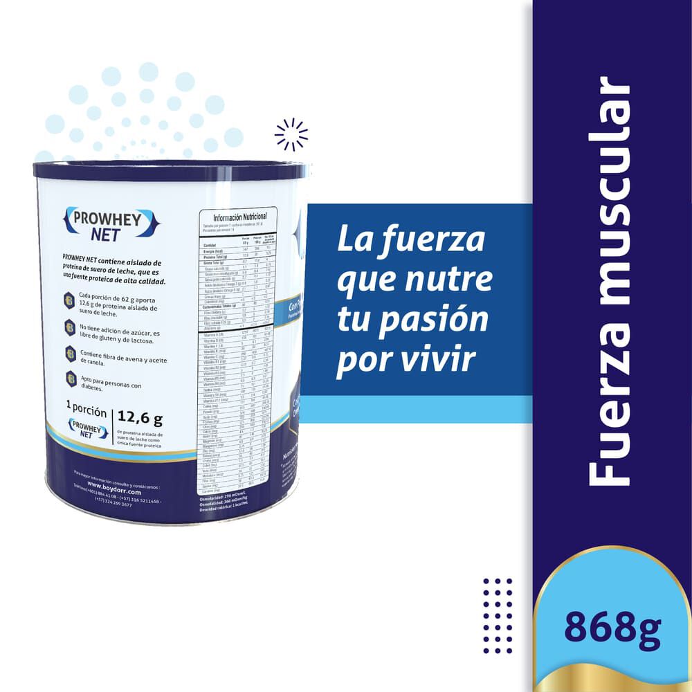 Prowhey-NET-Polvo-Vainilla-Lata-X-868-Gr-imagen-3