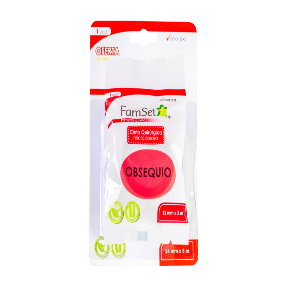 Promo-Cinta-Quirurgica-Microporosa-Obsequio-12Mm-por-3M-Paquete-Famset-24Mm-por-5M-Piel-imagen-3