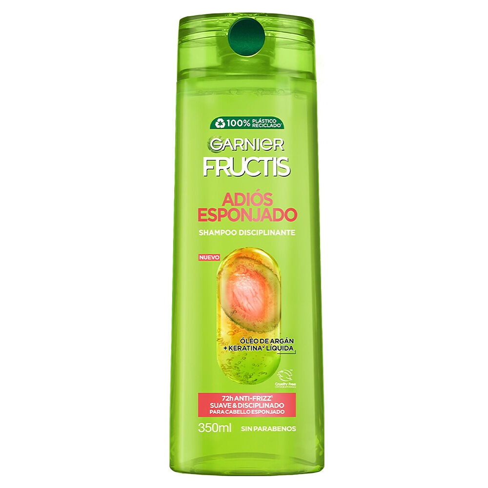 Colageno Jelly Shampoo Garnier Fructis Adios Esponjado Para Cabello Esponjado Y Con Frizz 350 Ml