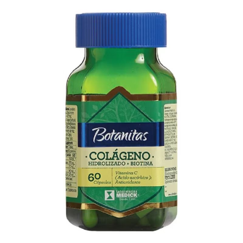 Colageno Hidrolizado + Biotina Botanitas Capsulas Frasco X 60