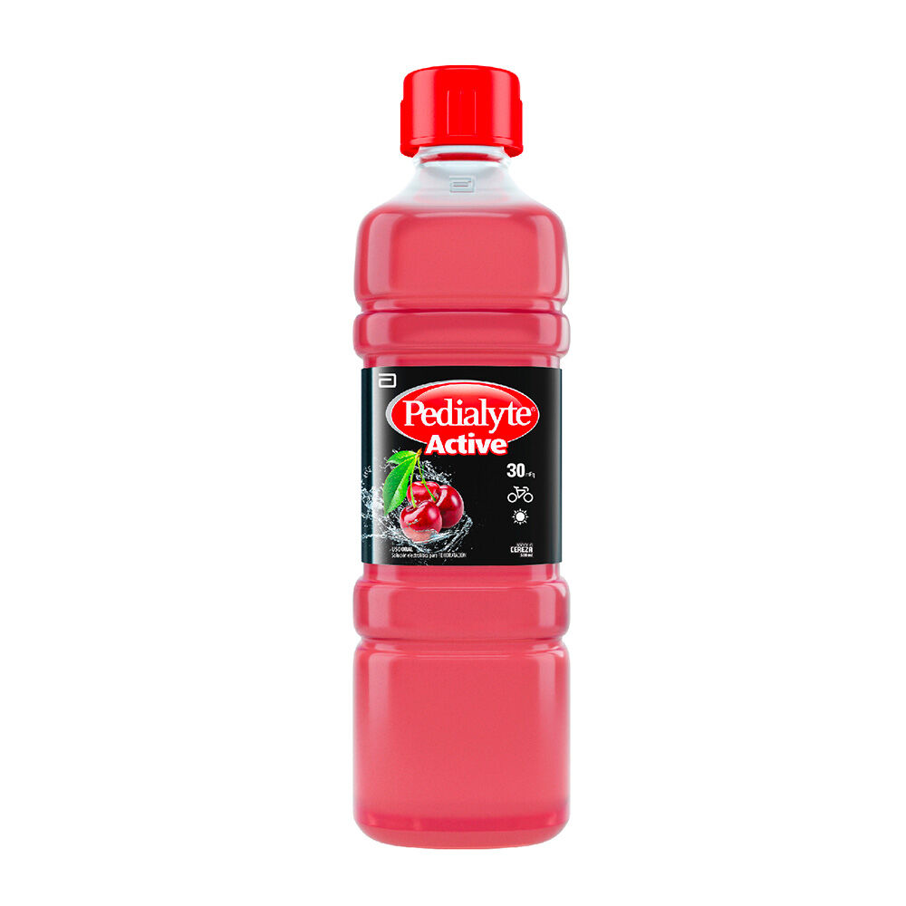 Pedialyte Con Zinc 30Meq Solución Oral Sabor a Cereza Frasco X 500mL