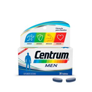 Centrum-Men-Múltiples-Componentes-Tabletas-Frasco-X-30-Tabletas-imagen