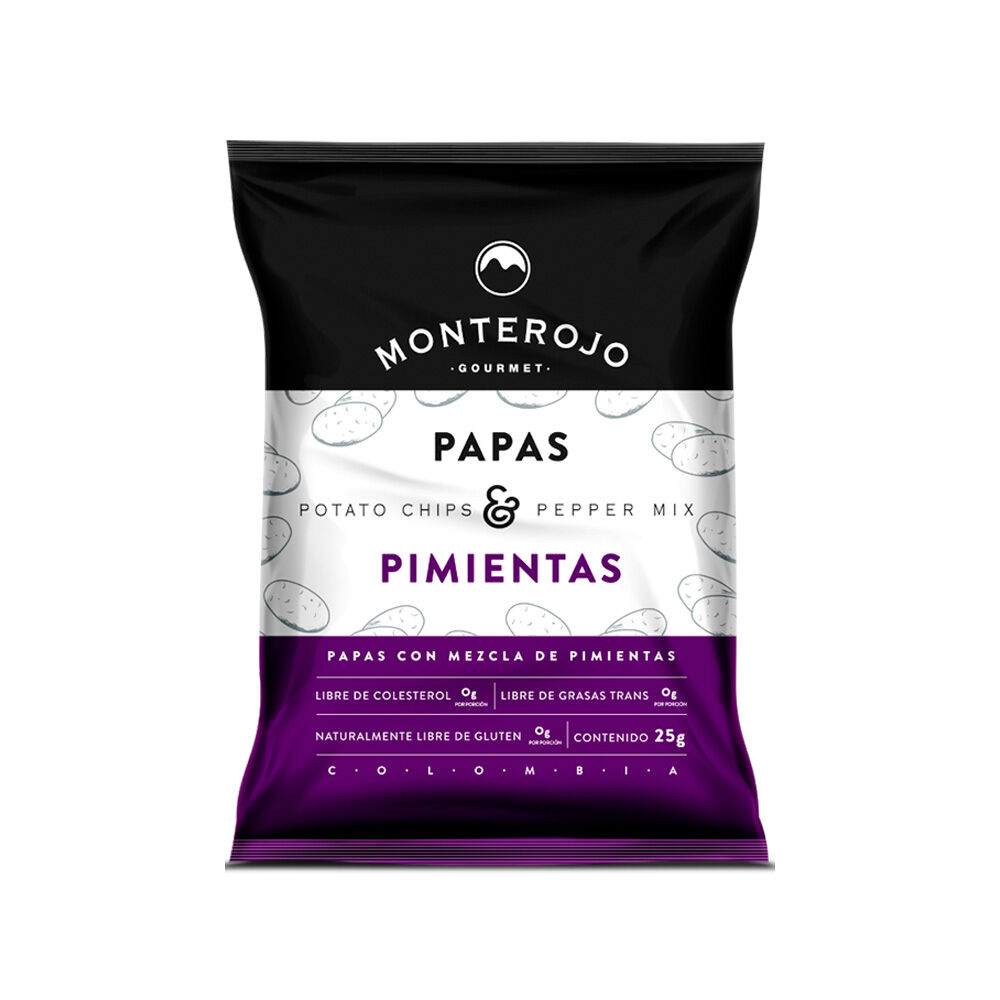 Papas-Monte-Rojo-Paquete-X-25G-Mezcla-De-Pimienta-imagen-1