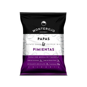 Papas-Monte-Rojo-Paquete-X-25G-Mezcla-De-Pimienta-imagen