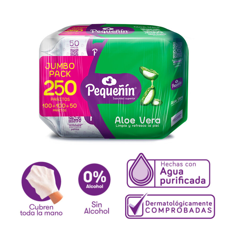 Promo-Panitos-Humedos-Pequenin-Aloe-Vera-Jumbo-Pack-Paquete-por-250-imagen-4