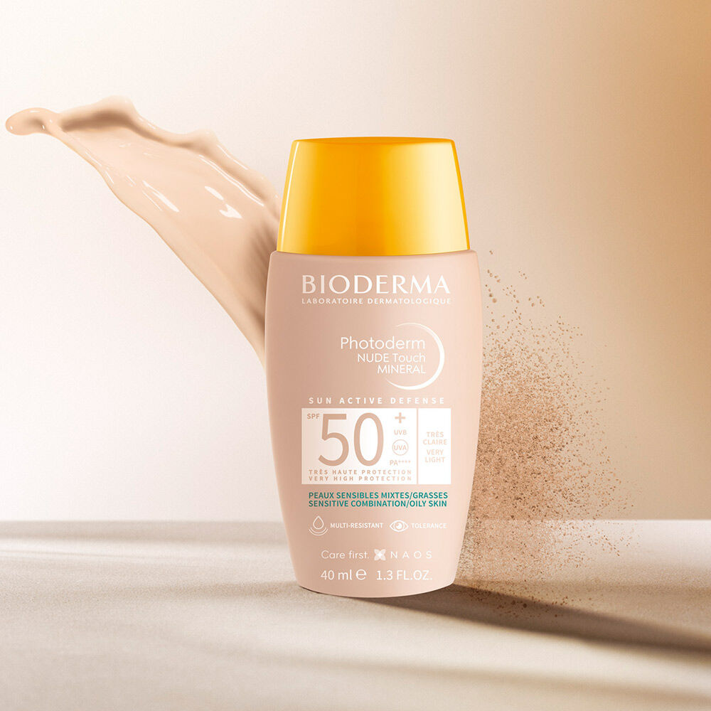 Protector-Solar-Photoderm-Bioderma-Nude-Touch-Fps-50+-Teinte-Claire-Frasco-X-40Ml-imagen-3