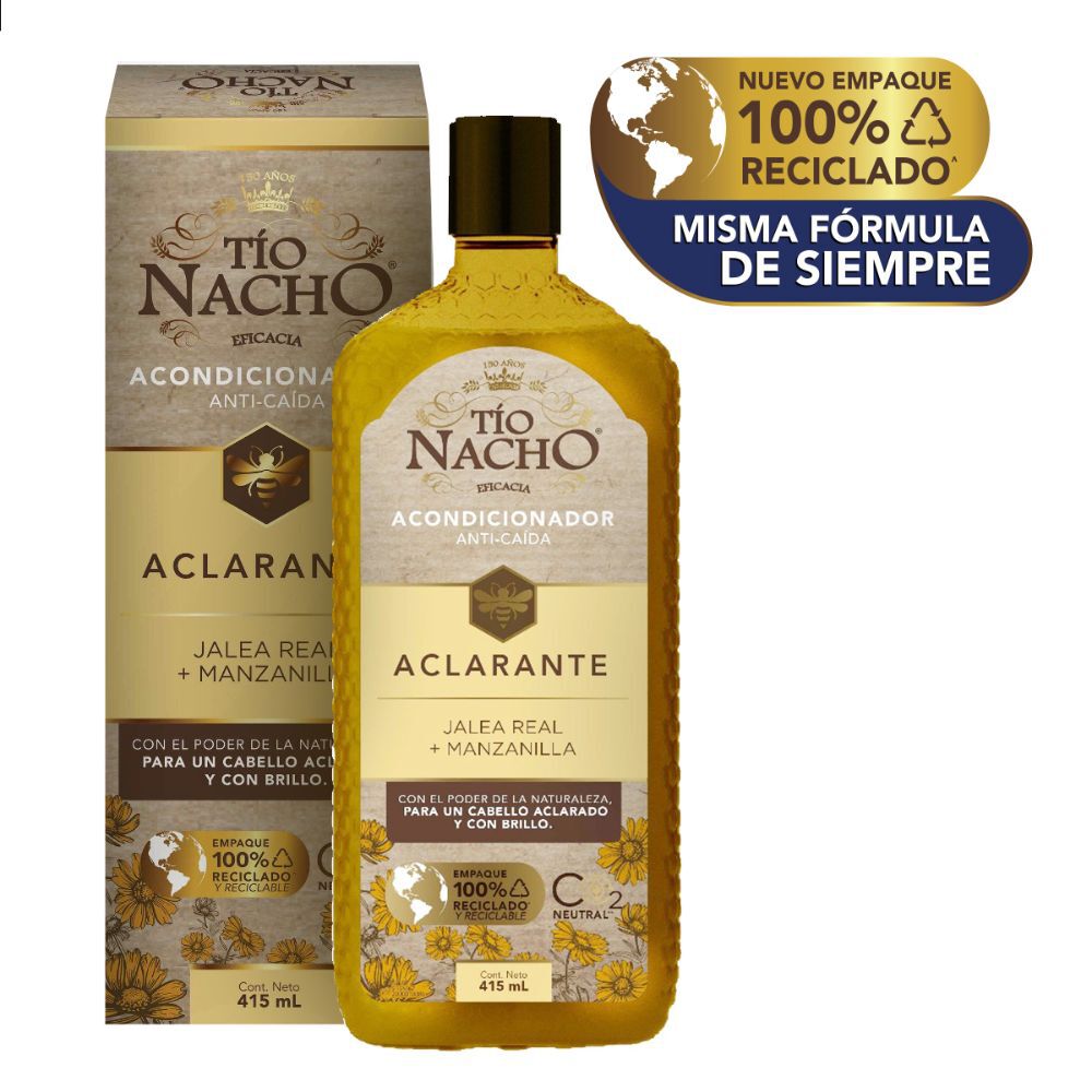 Acondicionador Jalea Real Manzanilla Tío Nacho Frasco X 415Ml