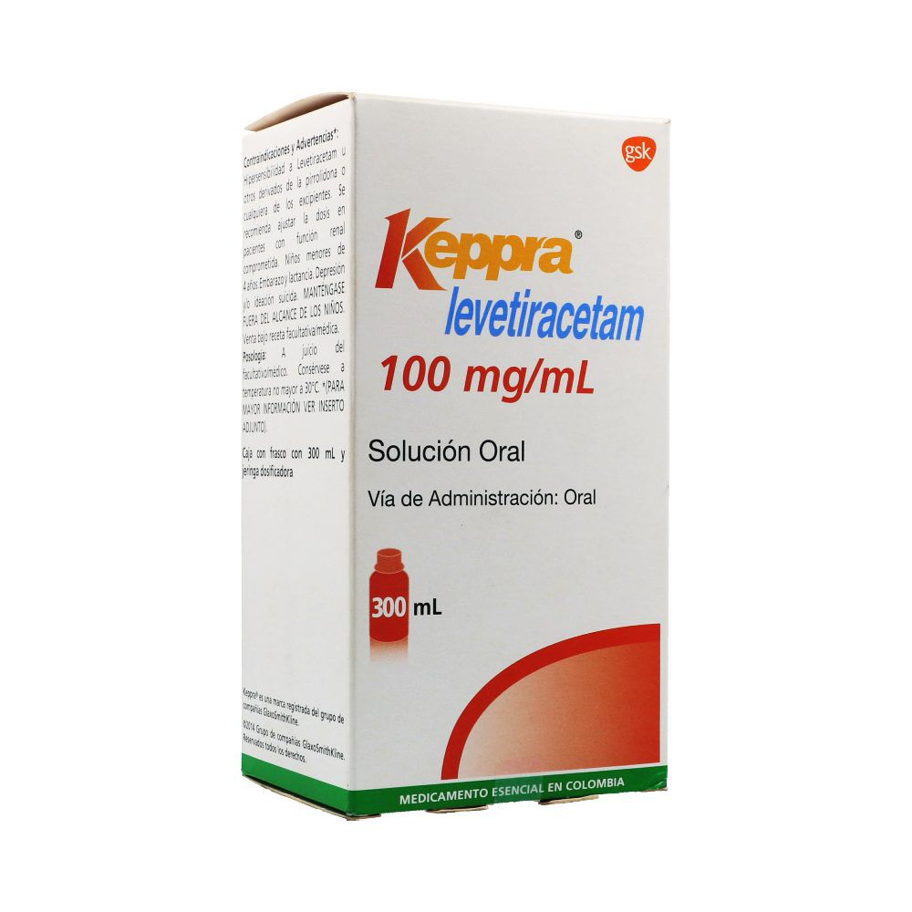 Keppra Solución Oral 100mg/ml Cruz Verde